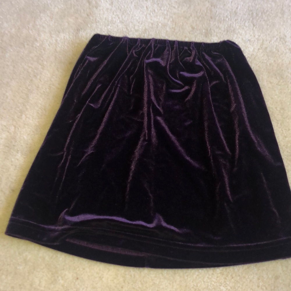 purple skirt
